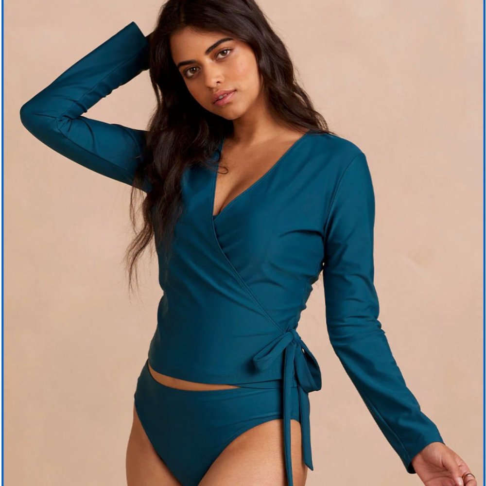 NWT Summersalt The Perfect Wrap Long Sleeve Cover-Up